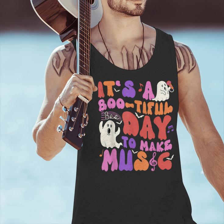 It's a Bootiful Day To Make Music Halloween Music Teacher Men Tank Top, gift for family, gift for coworker It's a Bootiful Day To Make Music Halloween Music Teacher Men Tank Top, gift for family, gift for coworker