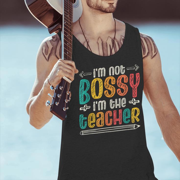 I´m Not Bossy I´m The Teacher Graduation Men Women Men Tank Top, gift for family, gift for coworker I´m Not Bossy I´m The Teacher Graduation Men Women Men Tank Top, gift for family, gift for coworker