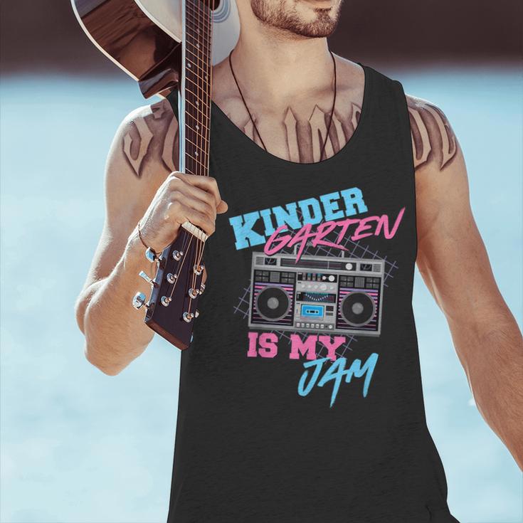 Kindergarten Is My Jam Vintage 80s Boombox Teacher Student Men Tank Top, gift for family, gift for coworker Kindergarten Is My Jam Vintage 80s Boombox Teacher Student Men Tank Top, gift for family, gift for coworker