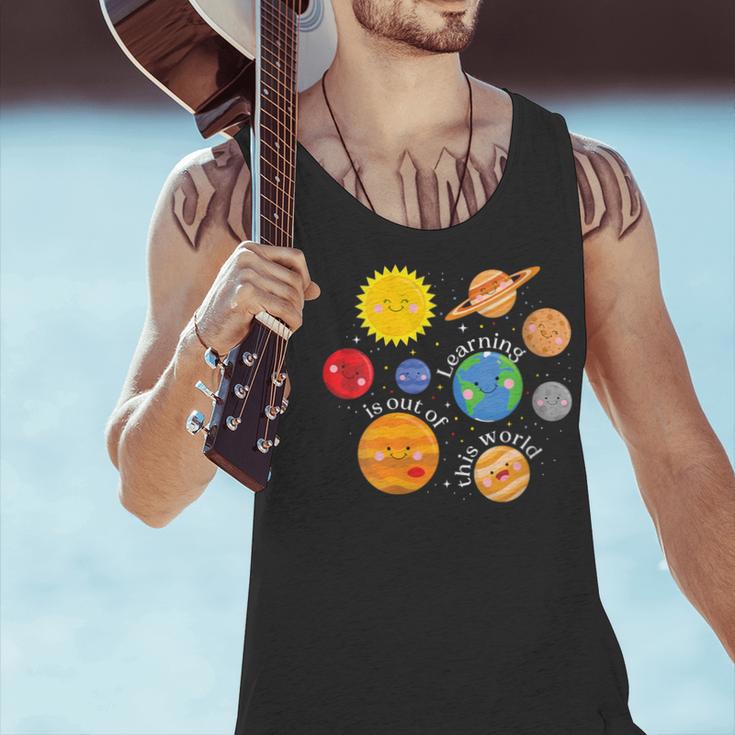 Learning Is Out Of This World Science Teacher Planets Men Tank Top, Science Teacher Tank Tops, gift for family, gift for coworker Learning Is Out Of This World Science Teacher Planets Men Tank Top, Science Teacher Tank Tops, gift for family, gift for coworker