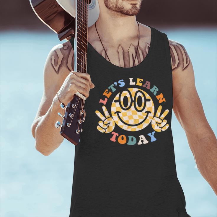 Let's Learn Today First Day Of School For Teacher Student Men Tank Top, gift for family, gift for coworker Let's Learn Today First Day Of School For Teacher Student Men Tank Top, gift for family, gift for coworker