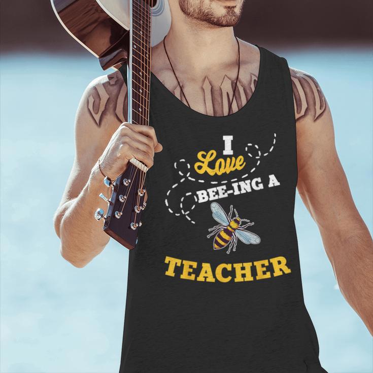 I Love Bee-Ing A Teacher Honey Bee Job Profession Men Tank Top, gift for family, gift for coworker I Love Bee-Ing A Teacher Honey Bee Job Profession Men Tank Top, gift for family, gift for coworker
