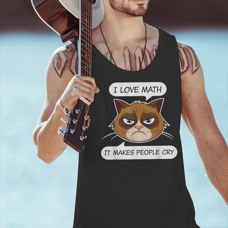 I Love Math It Makes People Cry Math Teacher Men Tank Top, gift for family, gift for coworker I Love Math It Makes People Cry Math Teacher Men Tank Top, gift for family, gift for coworker