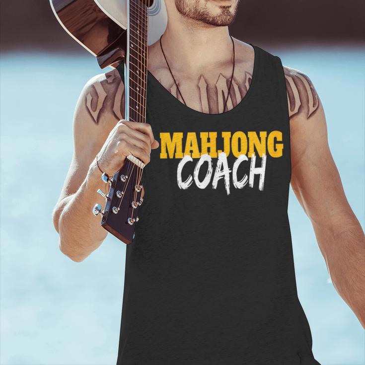 Mahjong Coach Coaching Trainer Teacher Men Tank Top, gift for family, gift for coworker Mahjong Coach Coaching Trainer Teacher Men Tank Top, gift for family, gift for coworker