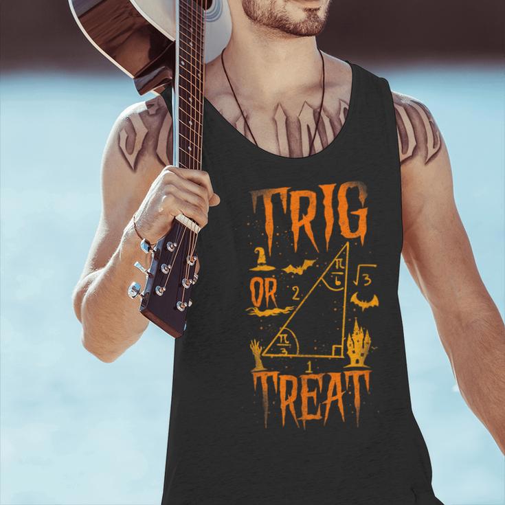 Math Teacher Nerd Student Halloween Trig Or Treat Men Tank Top, gift for family, gift for coworker Math Teacher Nerd Student Halloween Trig Or Treat Men Tank Top, gift for family, gift for coworker