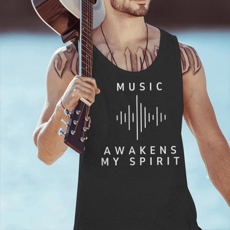 Music Awakens My Spirit Inspiring Musician Teacher Quote Men Tank Top, gift for family, gift for coworker Music Awakens My Spirit Inspiring Musician Teacher Quote Men Tank Top, gift for family, gift for coworker