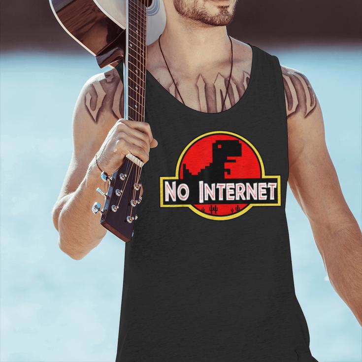 Nerdy No Internet Dinosaur Computer Science Teacher Men Tank Top, Science Teacher Tank Tops, Internet Tank Tops, gift for family, gift for coworker Nerdy No Internet Dinosaur Computer Science Teacher Men Tank Top, Science Teacher Tank Tops, Internet Tank Tops, gift for family, gift for coworker