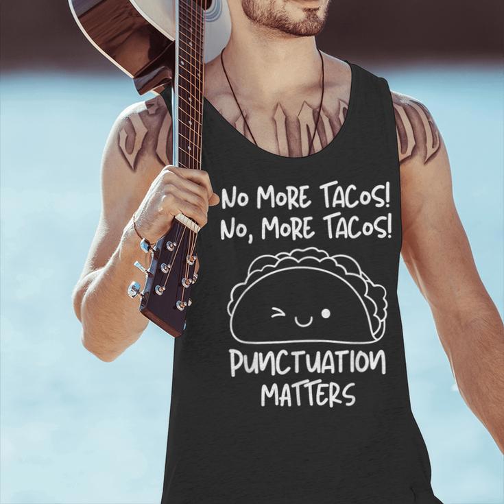 No More Tacos Punctuation Matters Taco English Teacher Men Tank Top, English Teacher Tank Tops, gift for family, gift for coworker No More Tacos Punctuation Matters Taco English Teacher Men Tank Top, English Teacher Tank Tops, gift for family, gift for coworker