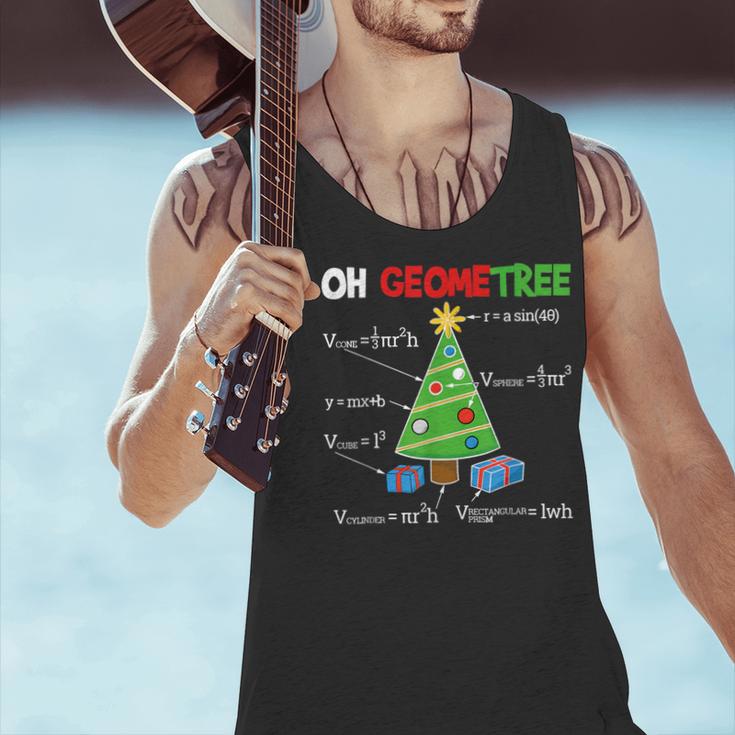 Oh Geometree Christmas Tree Geometry Math Teacher Men Tank Top, gift for family, gift for coworker