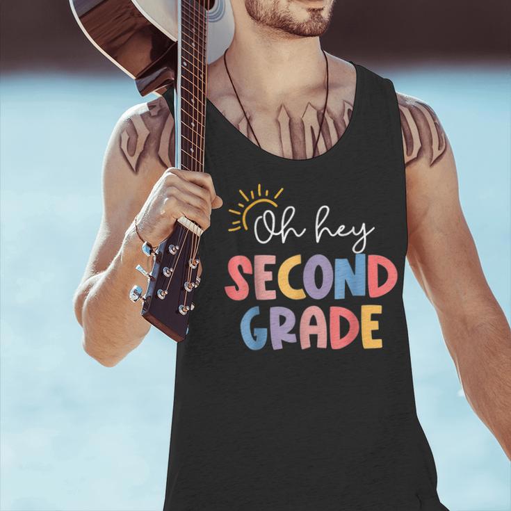 Oh Hey Second Grade First Day Of Teacher Girls Boys Kids Men Tank Top, First Grade Teacher Tank Tops, gift for family, gift for coworker