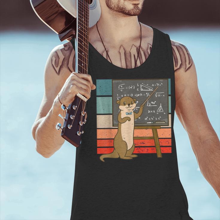 Otter Professor Teacher Teaching Maths Mathematics Men Tank Top, gift for family, gift for coworker Otter Professor Teacher Teaching Maths Mathematics Men Tank Top, gift for family, gift for coworker