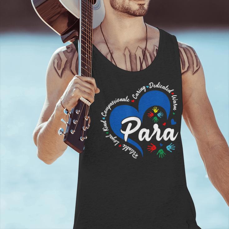 Para Heart Teacher Paraprofessional School Appreciation Men Tank Top, gift for family, gift for coworker Para Heart Teacher Paraprofessional School Appreciation Men Tank Top, gift for family, gift for coworker