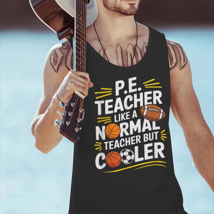 PE Coach PE Teacher Like Normal Teacher But Cooler Men Tank Top, Pe Teacher Tank Tops, gift for family, gift for coworker PE Coach PE Teacher Like Normal Teacher But Cooler Men Tank Top, Pe Teacher Tank Tops, gift for family, gift for coworker