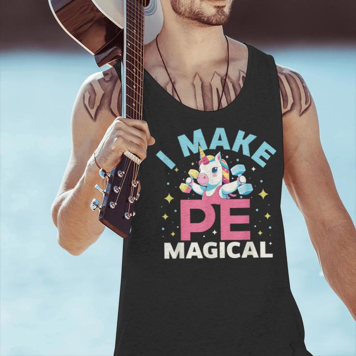 PE Teacher Unicorn I Make PE Magical Men Tank Top, Pe Teacher Tank Tops, gift for family, gift for coworker PE Teacher Unicorn I Make PE Magical Men Tank Top, Pe Teacher Tank Tops, gift for family, gift for coworker