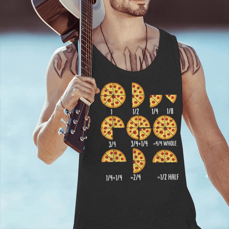Pizza Slice Fraction Math Teacher Back To School Educational Men Tank Top, gift for family, gift for coworker Pizza Slice Fraction Math Teacher Back To School Educational Men Tank Top, gift for family, gift for coworker