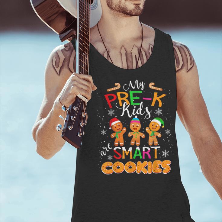 My Pre-K Kids Are Smart Cookies Christmas Teacher Men Tank Top, gift for family, gift for coworker