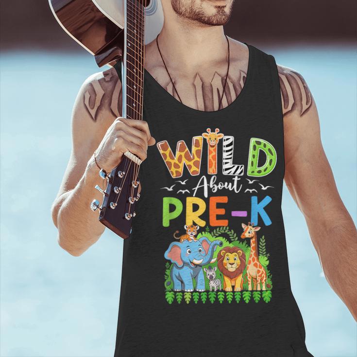 Preschool Teacher Kids Back To School Wild About Pre-K Men Tank Top, gift for family, gift for coworker Preschool Teacher Kids Back To School Wild About Pre-K Men Tank Top, gift for family, gift for coworker