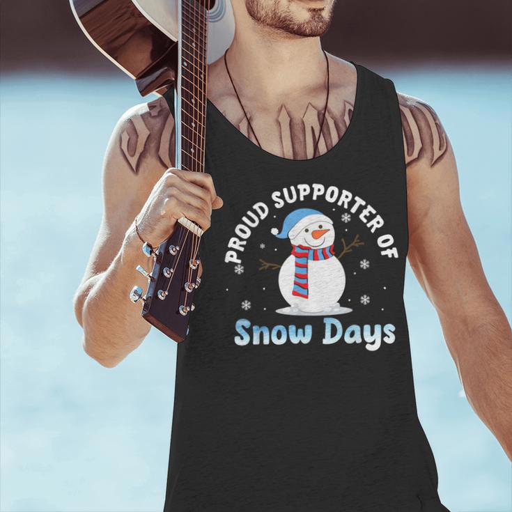Proud Supporter Of Snow Days Teacher Men Tank Top, gift for family, gift for coworker
