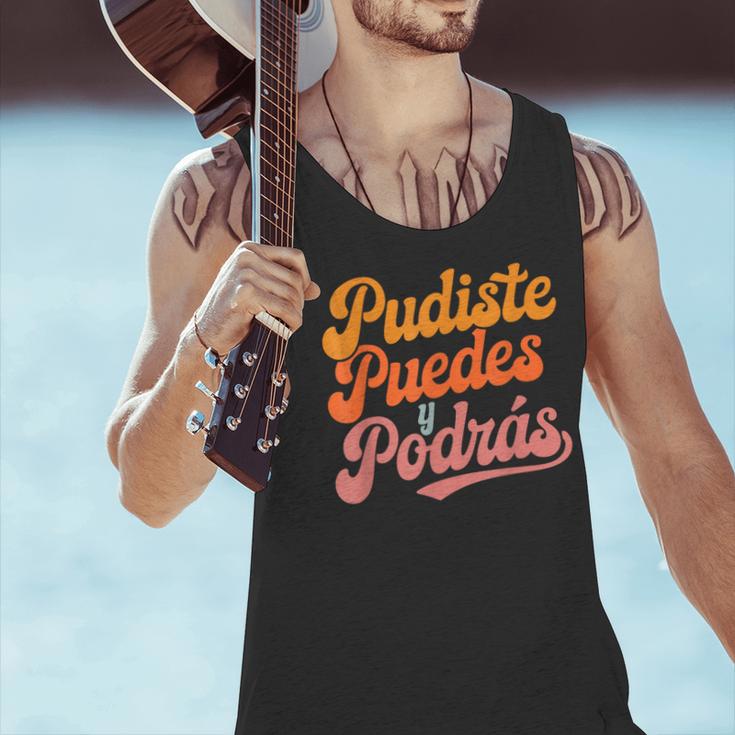 Pudiste Puedes Podras Maestra Spanish Teacher Men Tank Top, gift for family, gift for coworker