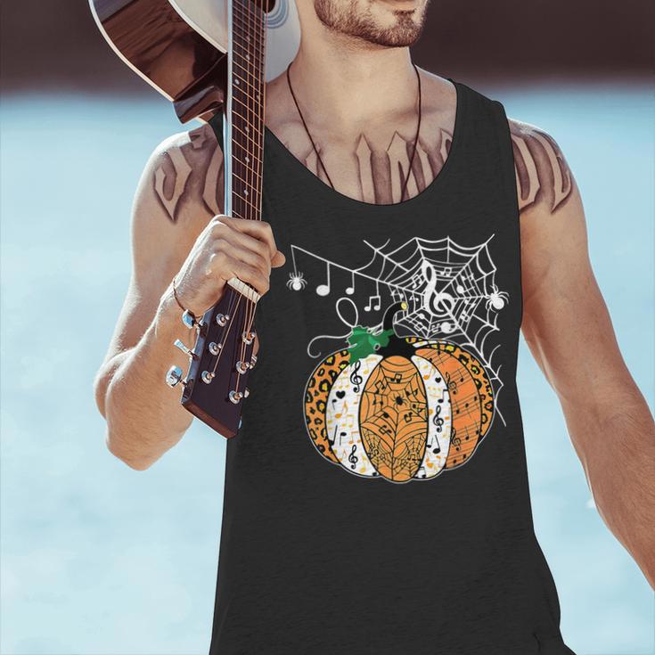 Pumpkin Music Teacher Halloween Fall Music Notes Autumn Men Tank Top, gift for family, gift for coworker Pumpkin Music Teacher Halloween Fall Music Notes Autumn Men Tank Top, gift for family, gift for coworker