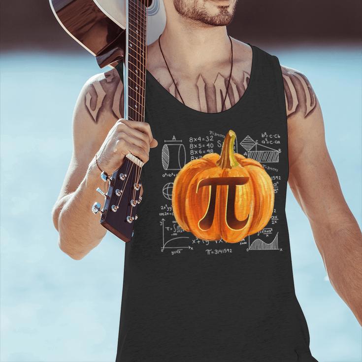 Pumpkin Pie Halloween Thanksgiving Math Teacher Pi Day Men Tank Top, gift for family, gift for coworker