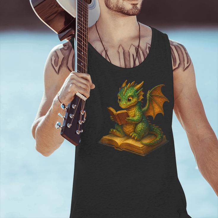 Reading Dragon Shirt For Bookish Teacher Librarian Bookworm Men Tank Top, gift for family, gift for coworker Reading Dragon Shirt For Bookish Teacher Librarian Bookworm Men Tank Top, gift for family, gift for coworker