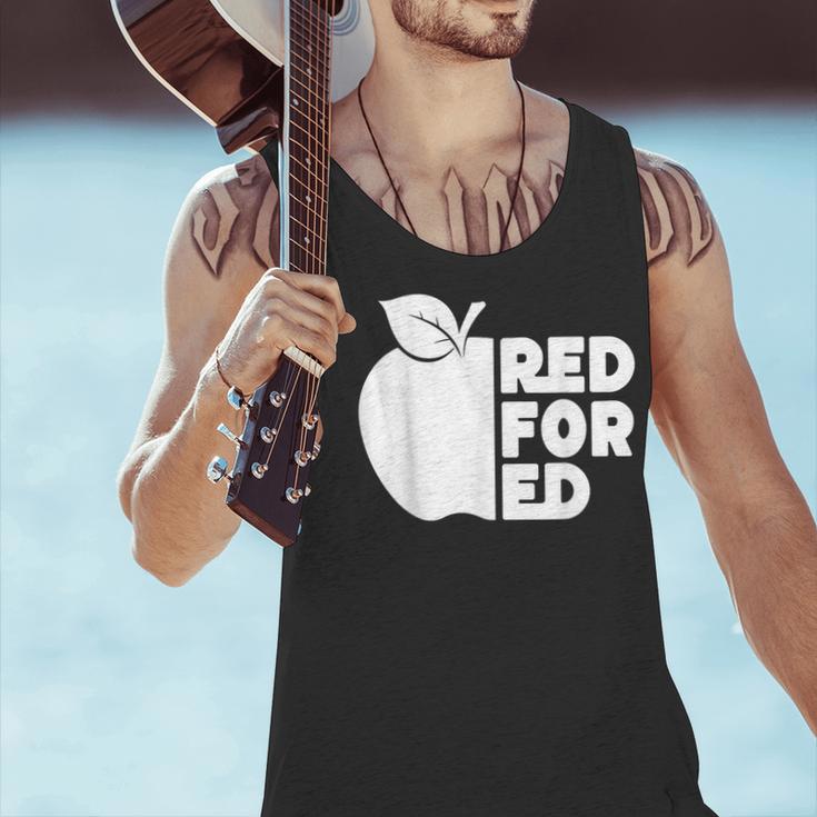 Red For Ed Teacher Support Public Education For Men Women Kids Men Tank Top, gift for family, gift for coworker Red For Ed Teacher Support Public Education For Men Women Kids Men Tank Top, gift for family, gift for coworker