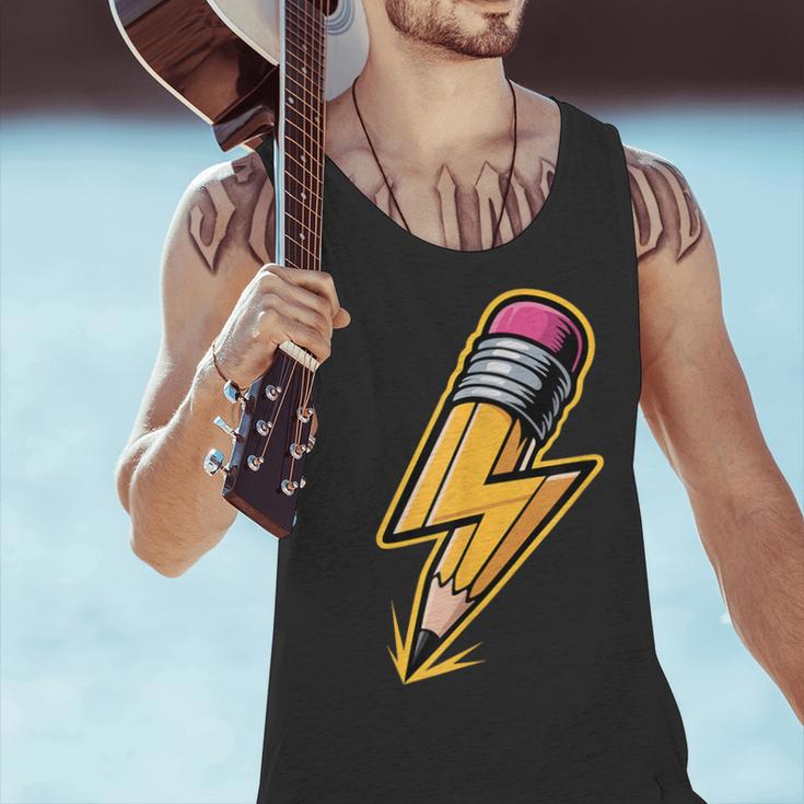 Retro Pencil Pencil Back To School Teacher Student Men Tank Top, gift for family, gift for coworker Retro Pencil Pencil Back To School Teacher Student Men Tank Top, gift for family, gift for coworker