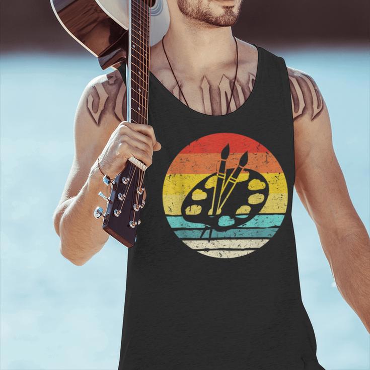 Retro Vintage Paint Palette Costume Artist Art Teacher Men Women Men Tank Top, gift for family, gift for coworker Retro Vintage Paint Palette Costume Artist Art Teacher Men Women Men Tank Top, gift for family, gift for coworker