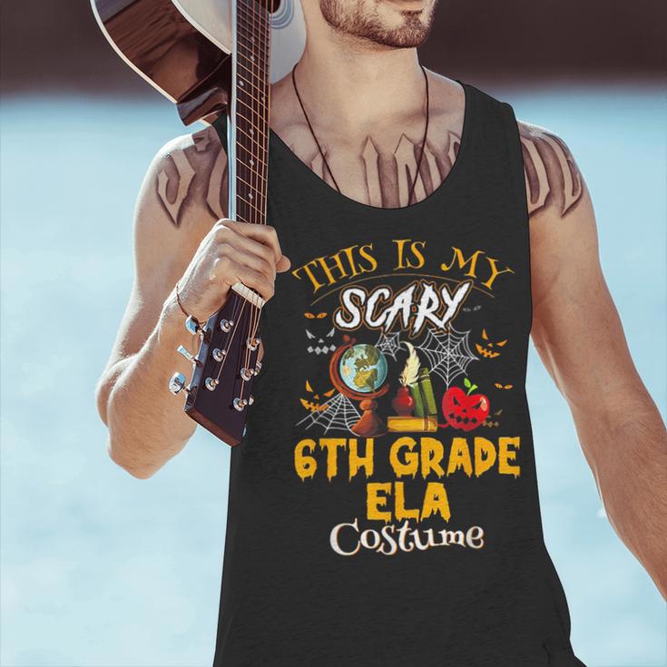 This Is My Scary 6th Grade ELA Costume Teacher Men Women Men Tank Top, gift for family, gift for coworker This Is My Scary 6th Grade ELA Costume Teacher Men Women Men Tank Top, gift for family, gift for coworker