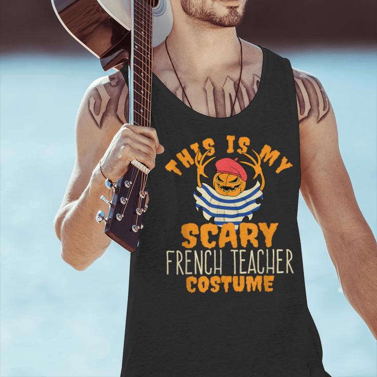 This Is My Scary French Teacher Costume Halloween Men Tank Top, gift for family, gift for coworker