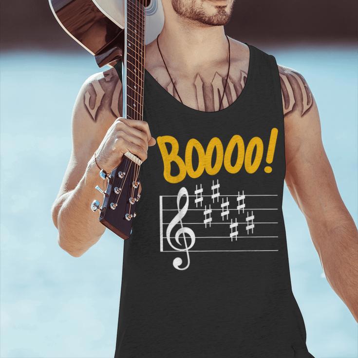 Scary Key Signature Boo Music Halloween Musician Teacher Men Women Men Tank Top, gift for family, gift for coworker