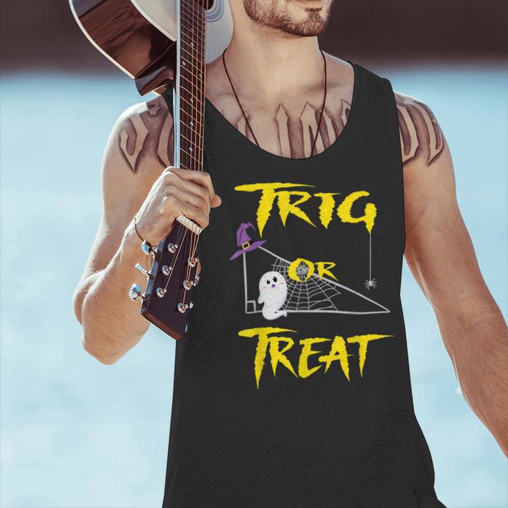 School Math Teacher Halloween 2022 Trig Or Treat Shirt Men Tank Top, gift for family, gift for coworker School Math Teacher Halloween 2022 Trig Or Treat Shirt Men Tank Top, gift for family, gift for coworker