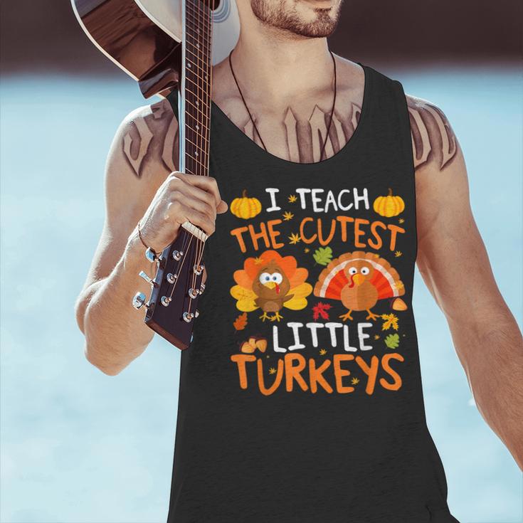 School Thankful I Teach The Cutest Little Turkeys Thanksgiving Teacher Men Tank Top, gift for family, gift for coworker School Thankful I Teach The Cutest Little Turkeys Thanksgiving Teacher Men Tank Top, gift for family, gift for coworker