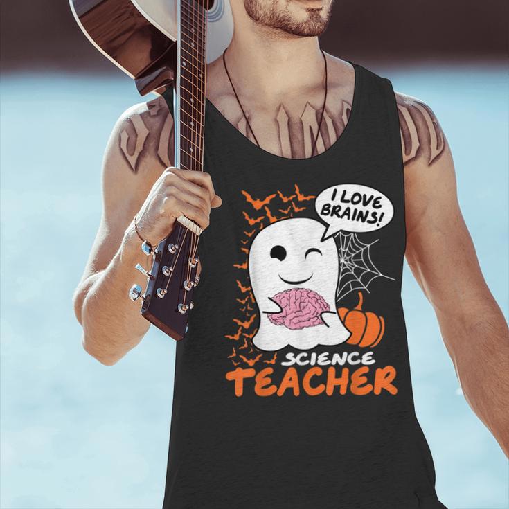 Science Teacher Cute Ghost Halloween Teacher Men Women Men Tank Top, Science Teacher Tank Tops, gift for family, gift for coworker