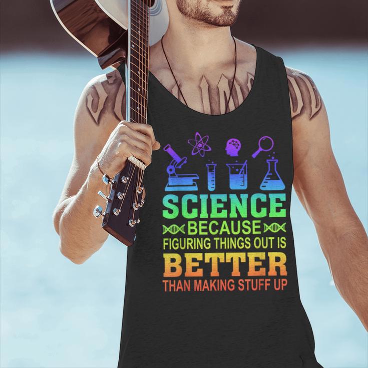 Science Teacher Because Figuring Things Out Is Better Than Men Tank Top, Science Teacher Tank Tops, gift for family, gift for coworker Science Teacher Because Figuring Things Out Is Better Than Men Tank Top, Science Teacher Tank Tops, gift for family, gift for coworker