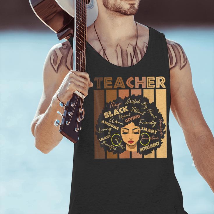 Smart Teacher Afro Girl Melanin African American Wowen Men Tank Top, gift for family, gift for coworker