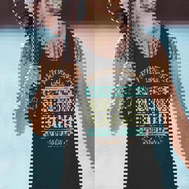 Social Studies Teacher Appreciation Men Women Men Tank Top, gift for family, gift for coworker