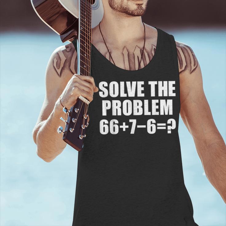 Solve The Problem 67 Meme Six Seven Elementary Math Teacher Men Tank Top, gift for family, gift for coworker