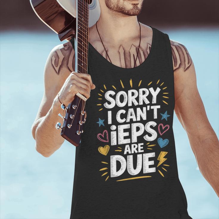 Sorry I Can'T Ieps Are Due Cute Elementary Teacher Iep Sped Men Tank Top, gift for family, gift for coworker Sorry I Can'T Ieps Are Due Cute Elementary Teacher Iep Sped Men Tank Top, gift for family, gift for coworker
