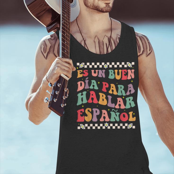 Spanish Teacher Maestra Hablar EspañOl Bilingual Teacher Men Tank Top, gift for family, gift for coworker Spanish Teacher Maestra Hablar EspañOl Bilingual Teacher Men Tank Top, gift for family, gift for coworker