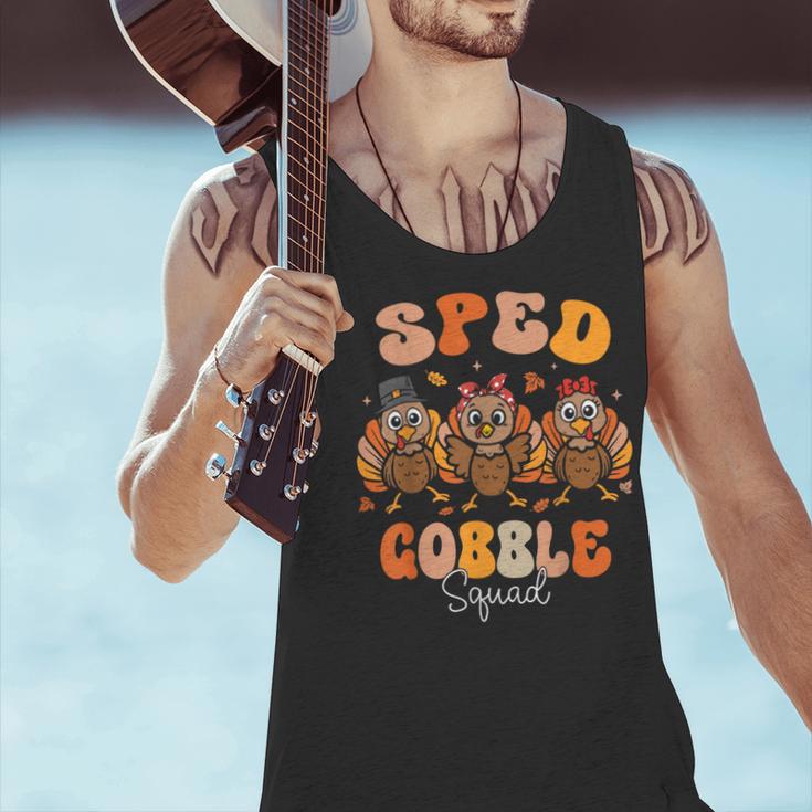 Sped Teacher Gobble Squad Thanksgiving Special Education Men Tank Top, gift for family, gift for coworker