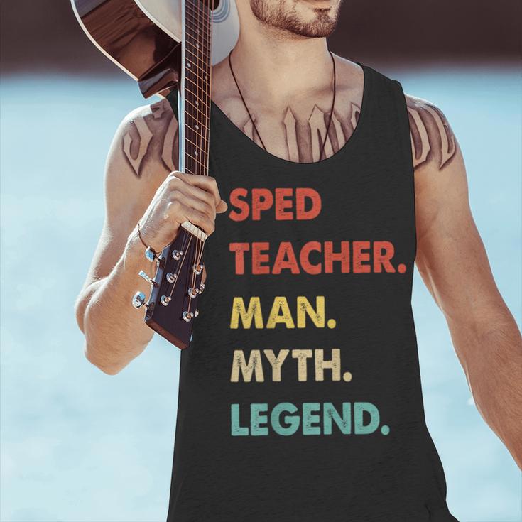 Sped Teacher Man Myth Legend Men Tank Top, gift for family, gift for coworker Sped Teacher Man Myth Legend Men Tank Top, gift for family, gift for coworker