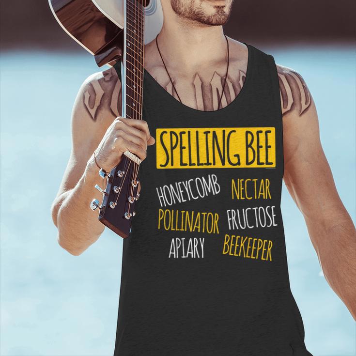 Spelling Bee Halloween Pun Costume Beekeeper Teacher Men Tank Top, gift for family, gift for coworker