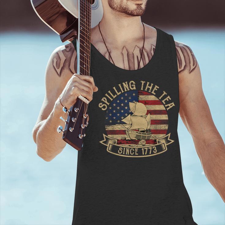 Spilling The Tea Since 1773 American History Teacher Vintage Men Tank Top, History Teacher Tank Tops, gift for family, gift for coworker Spilling The Tea Since 1773 American History Teacher Vintage Men Tank Top, History Teacher Tank Tops, gift for family, gift for coworker