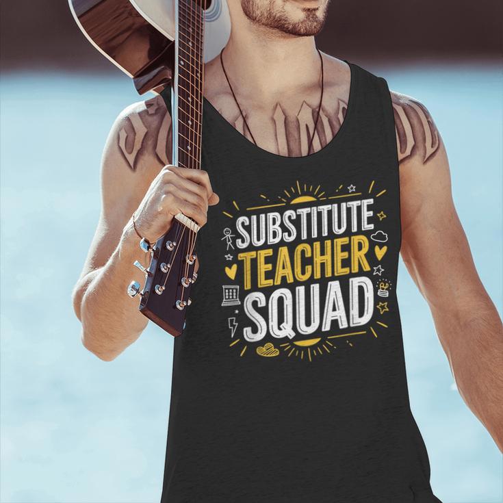 Substitute Teacher Squad Sub Teacher Substitute Teaching Men Tank Top, gift for family, gift for coworker