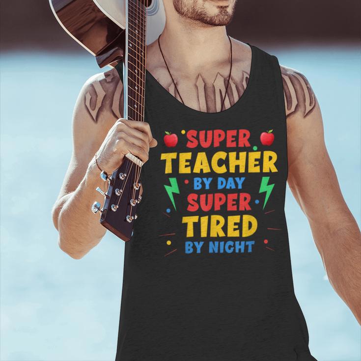 Super Teacher By Day Super Tired By Night Teacher For Men Women Men Tank Top, Super Teacher Tank Tops, gift for family, gift for coworker Super Teacher By Day Super Tired By Night Teacher For Men Women Men Tank Top, Super Teacher Tank Tops, gift for family, gift for coworker