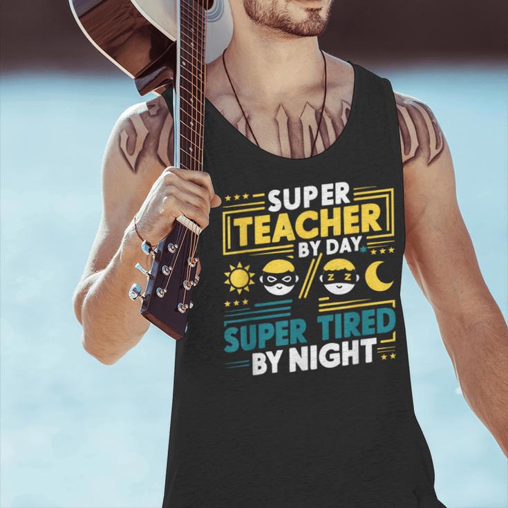 Super Teacher By Day Super Tired By Night Superheroes School Men Tank Top, Super Teacher Tank Tops, gift for family, gift for coworker Super Teacher By Day Super Tired By Night Superheroes School Men Tank Top, Super Teacher Tank Tops, gift for family, gift for coworker