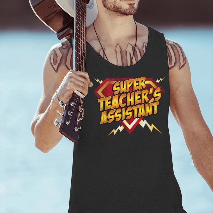 Super Teacher's Assistant Educational Superhero Men Tank Top, gift for family, gift for coworker Super Teacher's Assistant Educational Superhero Men Tank Top, gift for family, gift for coworker