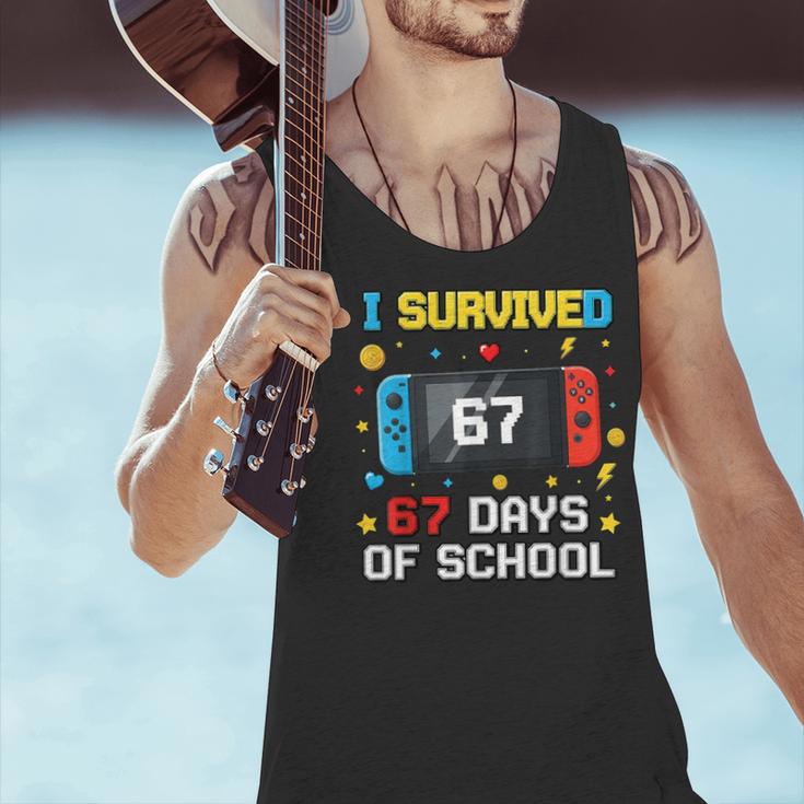 I Survived 67 Days Of School 67 Teacher Squad Matching Men Tank Top, gift for family, gift for coworker I Survived 67 Days Of School 67 Teacher Squad Matching Men Tank Top, gift for family, gift for coworker